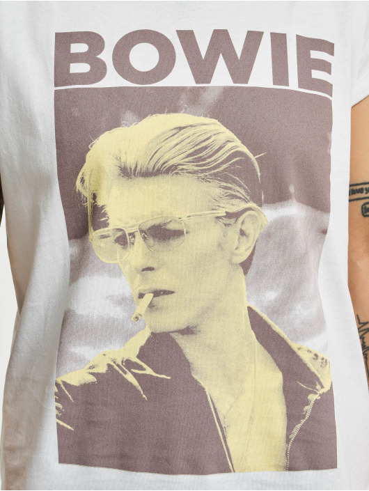 Mister Tee T-Shirty David Bowie bialy
