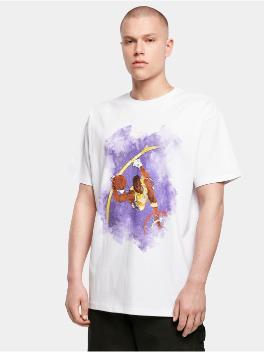 Mister Tee T-Shirty Basketball Clouds 2.0 Oversize bialy