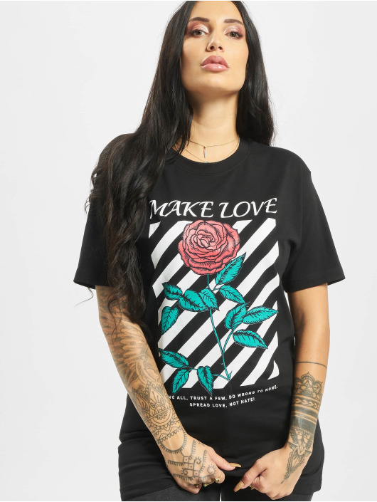 Mister Tee T-Shirty Make Love czarny