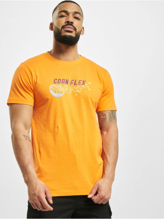Mister Tee T-Shirty Corn Flex pomaranczowy