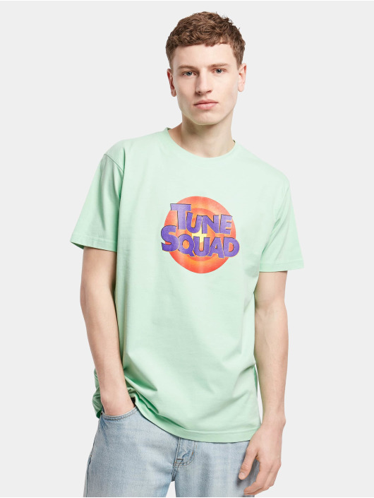 Mister Tee T-skjorter Space Jam Tune Squad Logo grøn