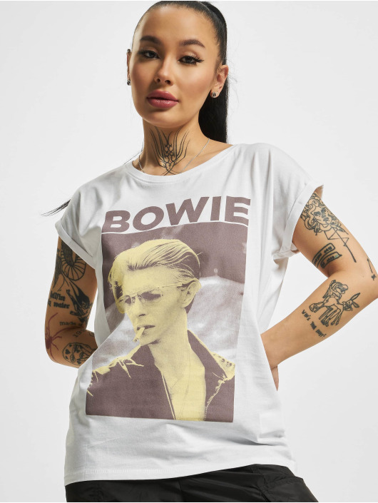 Mister Tee T-skjorter David Bowie hvit