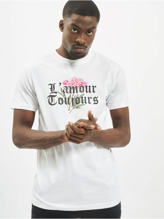 Mister Tee T-skjorter L´amour Toujours hvit