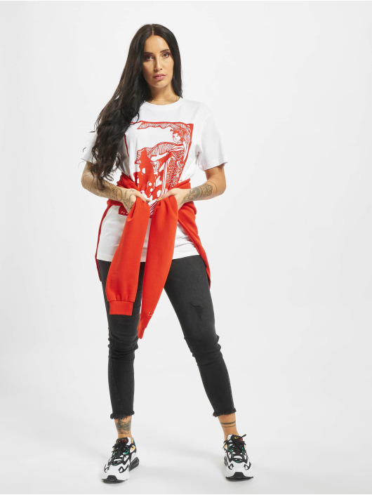 Mister Tee T-skjorter Chinese Beauty hvit