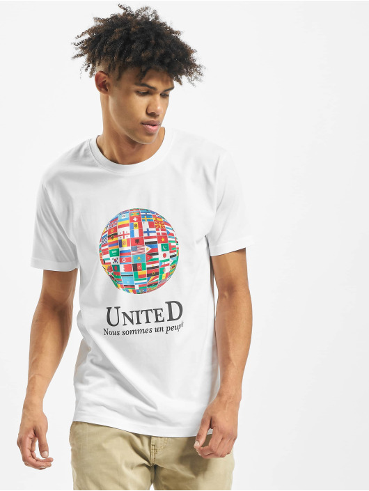 Mister Tee T-skjorter United World hvit