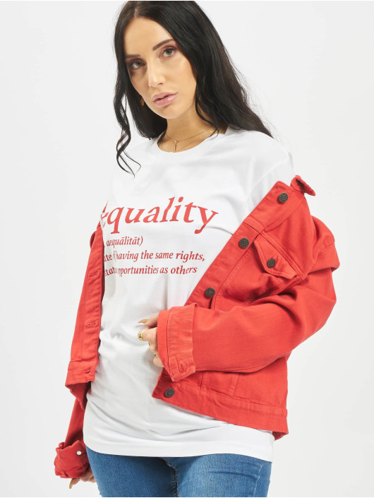 Mister Tee T-skjorter Equality Definition hvit