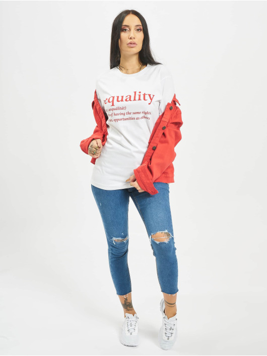 Mister Tee T-skjorter Equality Definition hvit