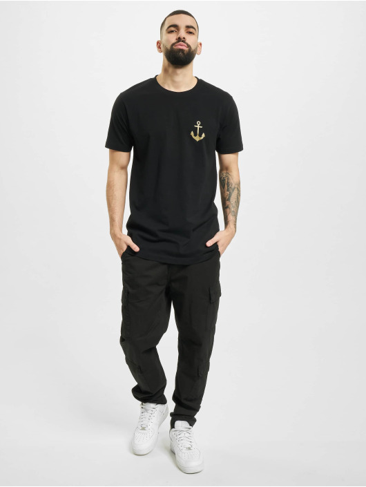 Mister Tee T-skjorter Captain svart