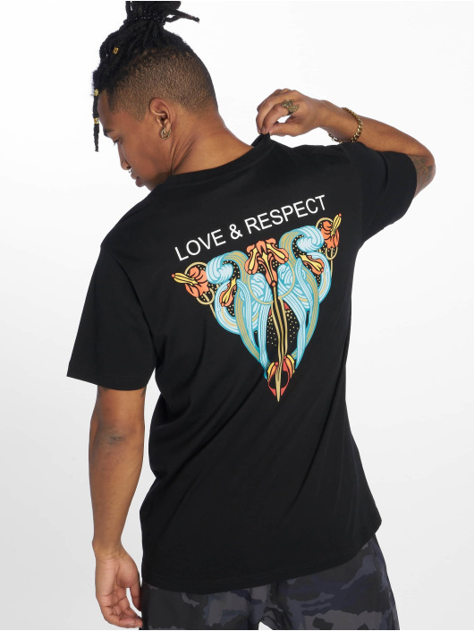Mister Tee T-skjorter Love & Respect svart