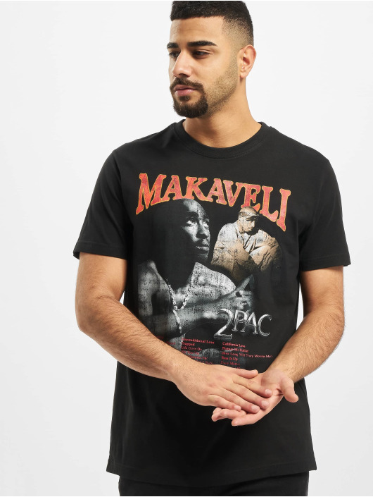 Mister Tee T-skjorter Tupac Makaveli svart