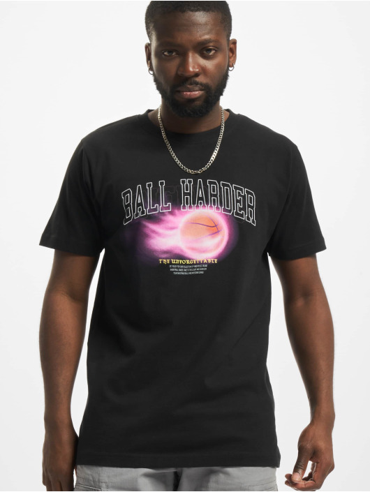 Mister Tee T-skjorter Ball Harder svart