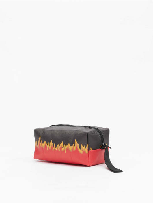 Mister Tee Tasche Flame Print Cosmetic Pouch schwarz