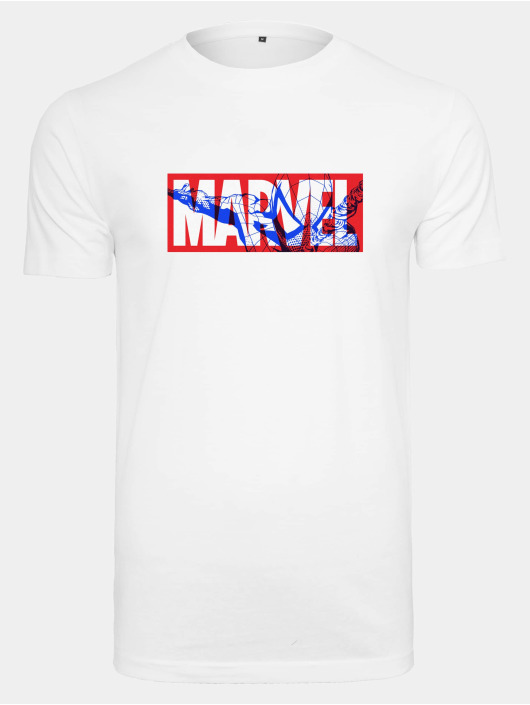 Mister Tee Trika Marvel Spiderman Logo bílý