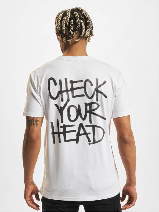 Mister Tee Ropa superiór / Camiseta Beastie Boys Check Head Oversize en blanco 888200