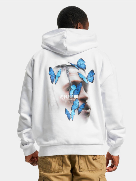 Mister Tee Upscale Hoodie Upscale Le Papillon Heavy Oversize white