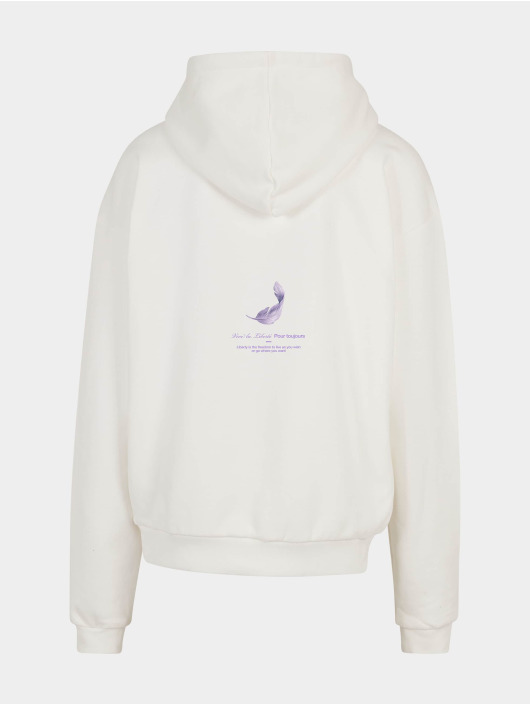 Mister Tee Upscale Hoody Vive La Liberte Oversize weiß