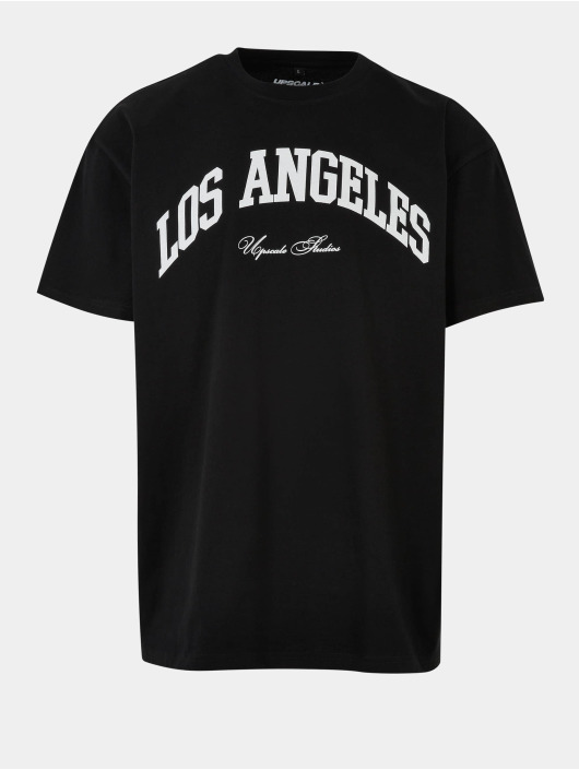 Mister Tee Upscale T-paidat Upscale L.a. College Oversize musta