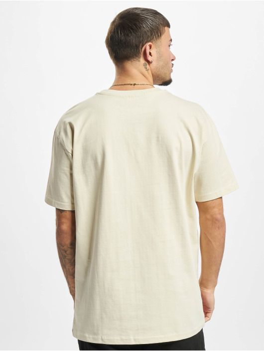 Mister Tee Upscale t-shirt Tropical Oversize beige