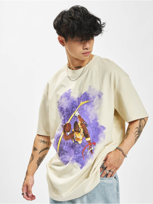 Mister Tee Upscale T-Shirt Upscale Basketball Clouds 2.0 Oversize beige