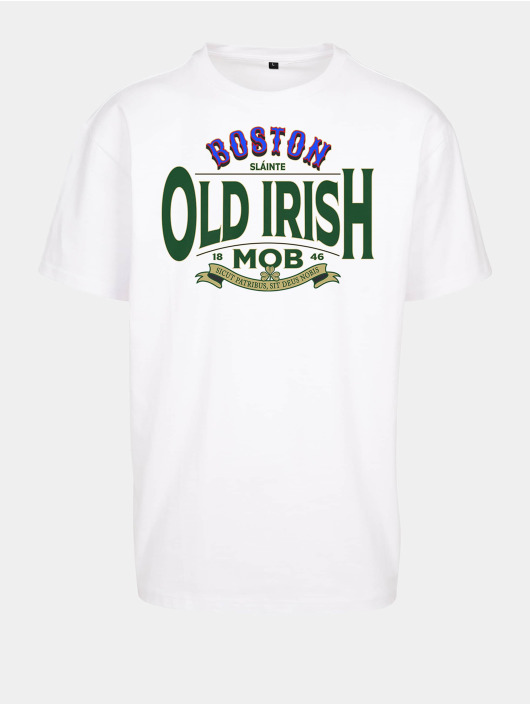 Mister Tee Upscale T-shirt Upscale Old Irish Mob Oversize bianco