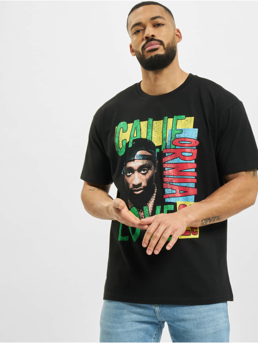 Mister Tee Upscale T-Shirt Tupac California Love Retro Oversize black