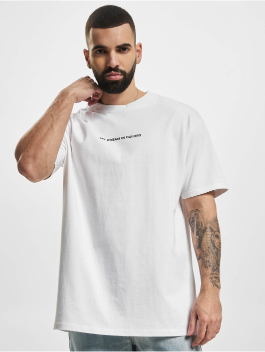 Mister Tee Upscale T-Shirt We Dream In Colors Oversize blanc
