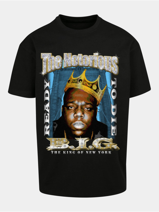 Mister Tee Upscale T-Shirt Upscale Biggie Crown noir