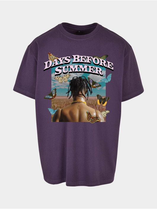 Mister Tee Upscale t-shirt Days Before Summer Oversize paars