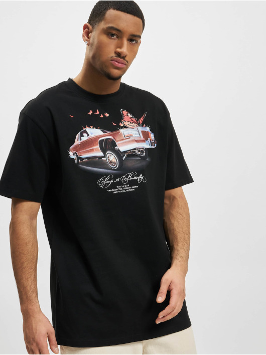 Mister Tee Upscale T-Shirt Pimp A Butterfly Oversize in schwarz