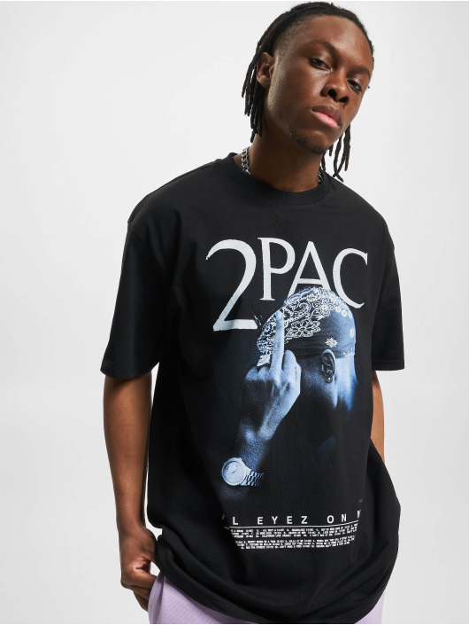 Mister Tee Upscale t-shirt Upscale Tupac All F*ck The World 2.0 Oversize zwart