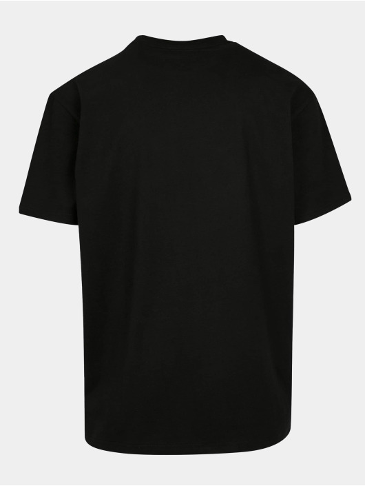 Mister Tee Upscale t-shirt Psychadelic Oversize zwart