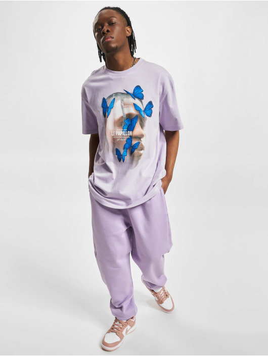 Mister Tee Upscale T-shirts Upscale Le Papillon lilla