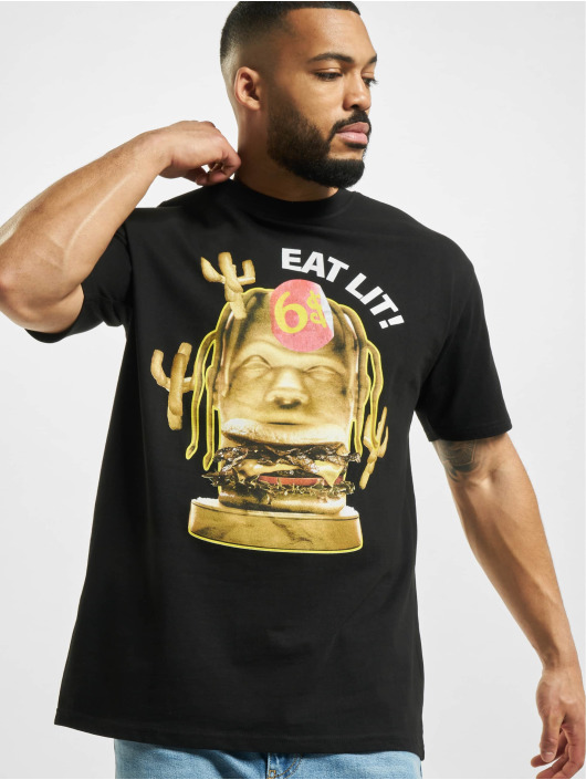 Mister Tee Upscale T-Shirty Eat Lit Oversize czarny