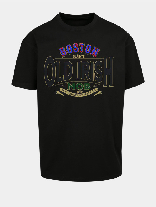 Mister Tee Upscale Trika Upscale Old Irish Mob Oversize čern