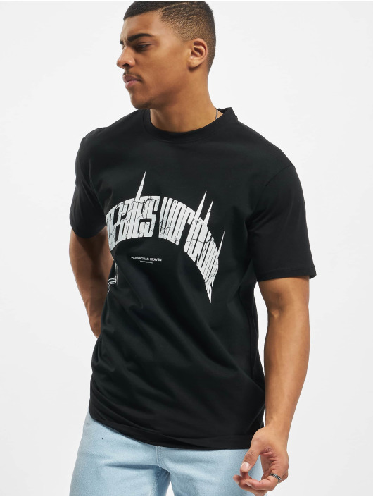 MJ Gonzales Camiseta Higher Than Heaven V.3 Heavy Oversize negro