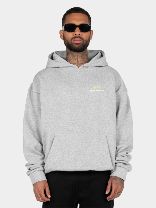 MJ Gonzales Felpa con cappuccio Wave V.1 X Heavy Oversized grigio