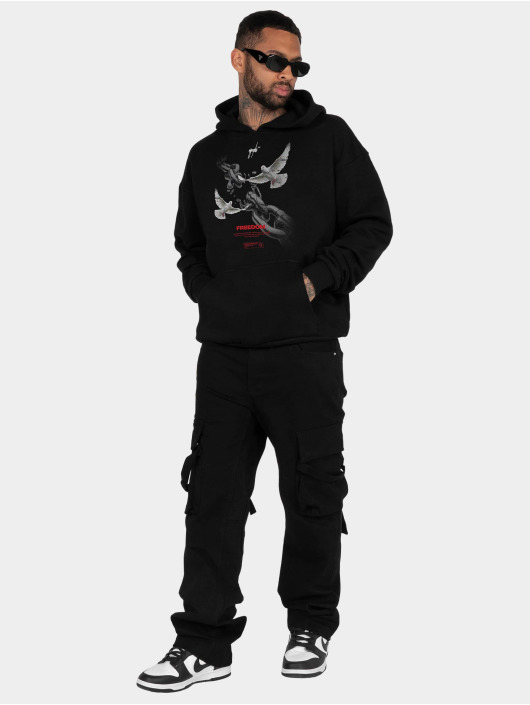 MJ Gonzales Hoodie Freedom X Heavy Oversized svart