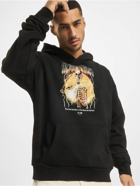 MJ Gonzales Hoodie Heavy Oversized Essentials V.4 ''Hellride V.1'' svart