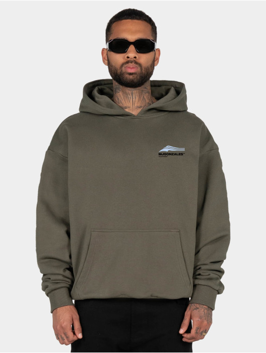 MJ Gonzales Hoody Wave V.1 X Heavy Oversized olijfgroen