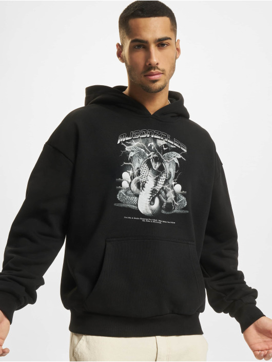 MJ Gonzales Hupparit Heavy Oversized Essentials V.4 ''Toxic V.1'' musta