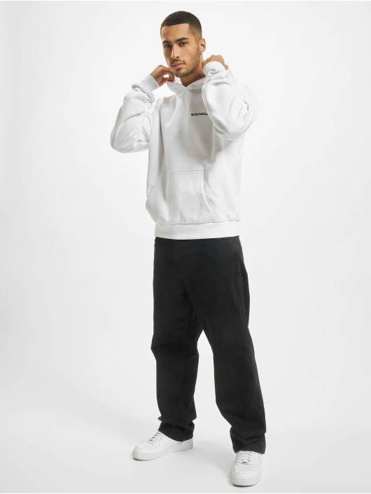 MJ Gonzales Hupparit Heavy Oversized Essentials V.4 ''Onzales™ '' valkoinen