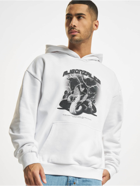 MJ Gonzales Hupparit Heavy Oversized Essentials V.4 ''Toxic V.1'' valkoinen