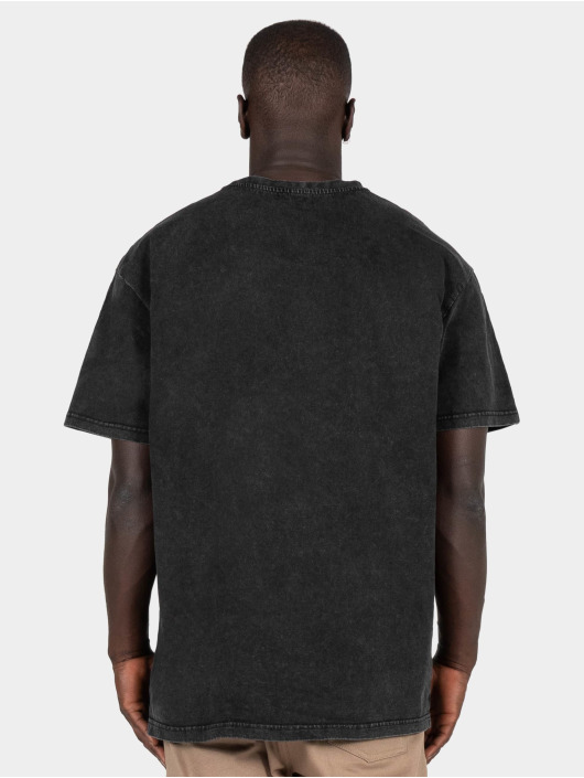 MJ Gonzales T-paidat Wave V.1 X Acid Washed Heavy Oversized musta