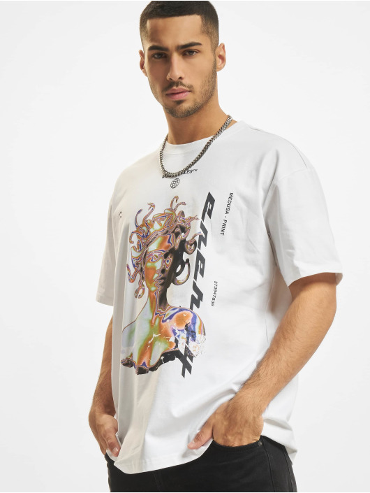 MJ Gonzales T-paidat Heavy Oversized 2.0 ''Medusa'' valkoinen