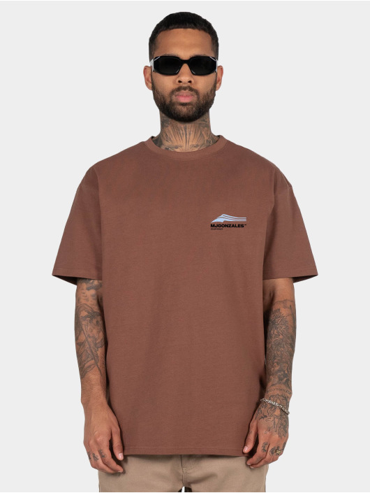 MJ Gonzales T-Shirt Wave V.1 X Heavy Oversized brun