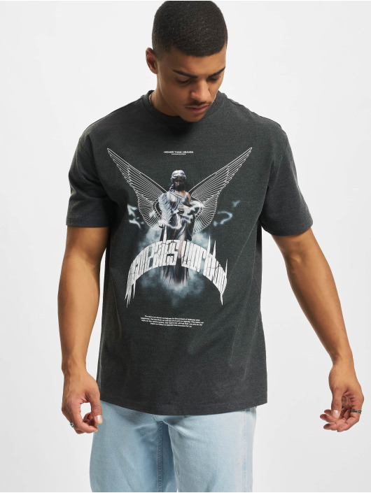 MJ Gonzales T-shirt Higher Than Heaven V.1 With Heavy Oversize grigio