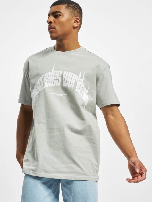 MJ Gonzales T-shirt Higher Than Heaven V.3 Heavy Oversize grigio