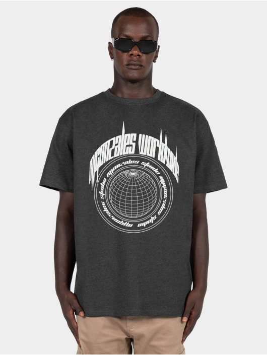 MJ Gonzales t-shirt Worldwide X Heavy Oversized grijs