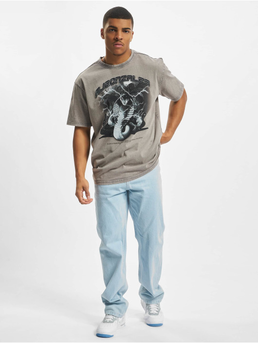 MJ Gonzales T-shirt Toxic V.2 X Acid Washed Heavy Oversize grå