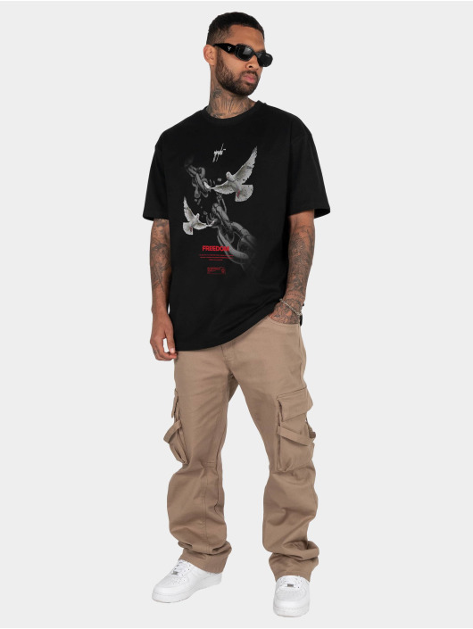 MJ Gonzales T-Shirt Freedom X Heavy Oversized noir
